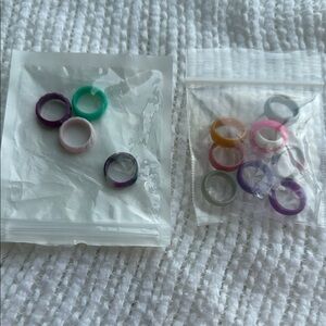 Colorful Women's Ring Set